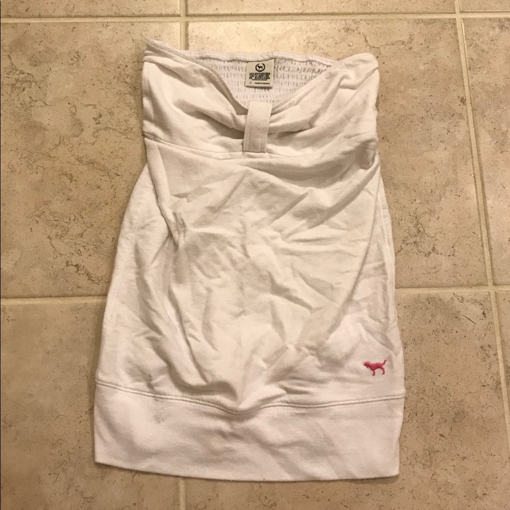 Victoria’s Secret pink strapless top